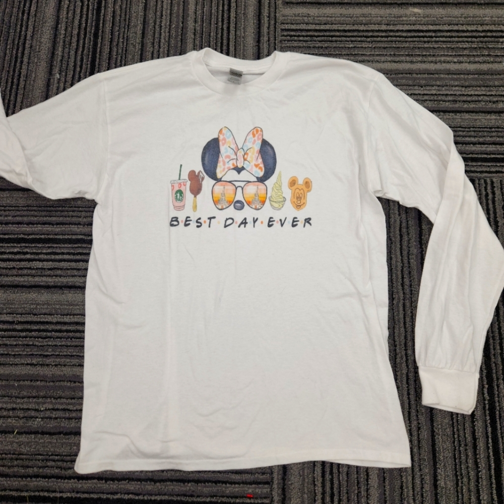 Best Day Ever Disney Shirt SZ L